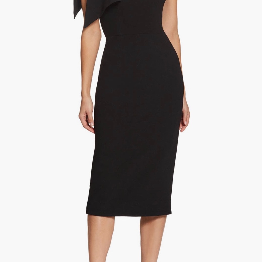 Dress the Population Black One-Shoulder Dress
